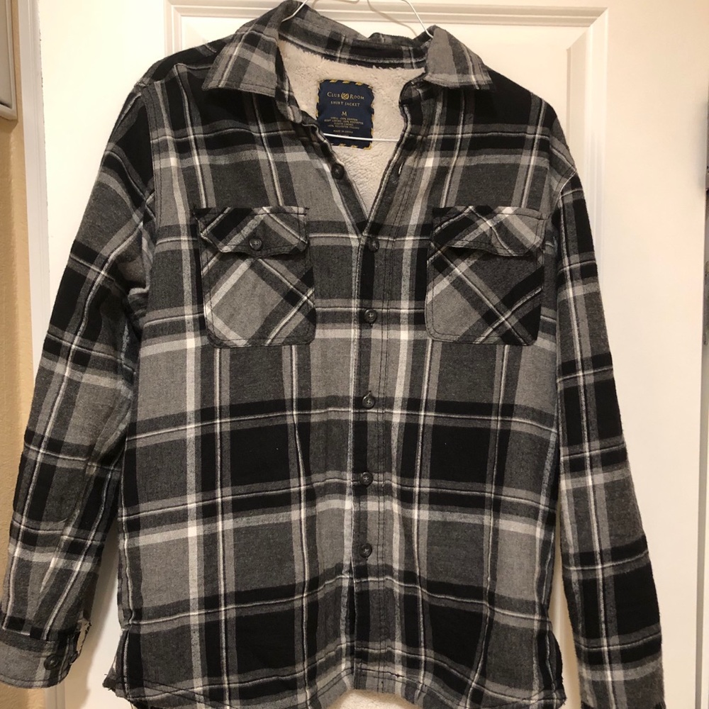 Plaid lined jacket - Club Room- Large